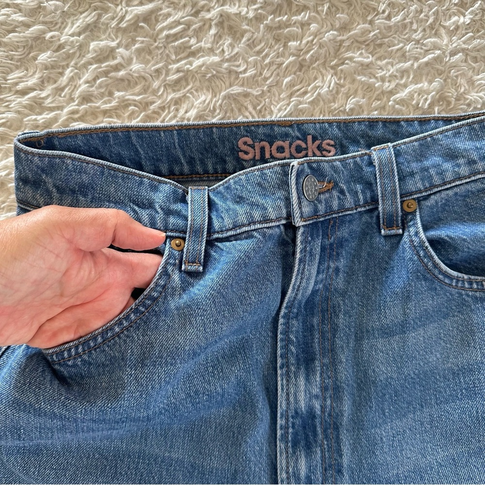 Mother Jeans SNACKS! The Yummy Puddle Wide Leg Jeans in Delicious Size 27 EUC - Picture 6 of 12